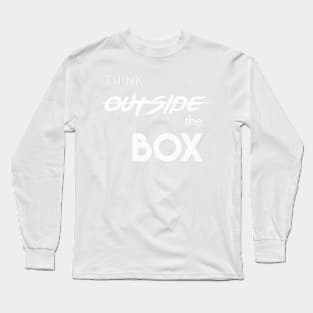 Think outside the box Long Sleeve T-Shirt